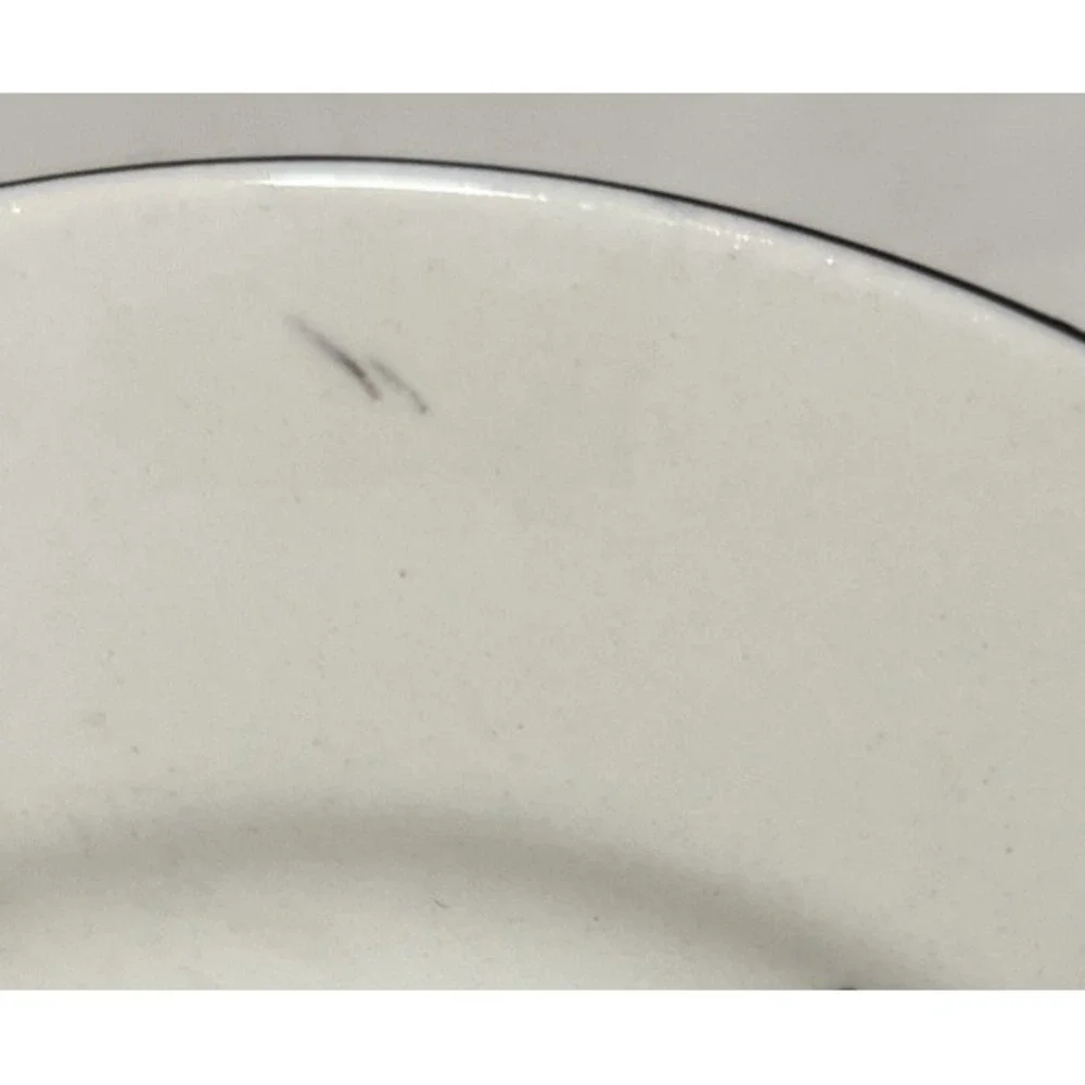 New W/Box American Atelier Canape Appetizer Plates Set of 4 Martini Cheers 6.5